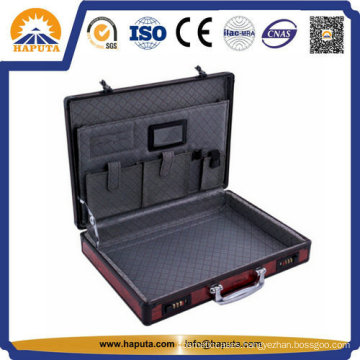 Laptop Brief Case with Red Panel and 2 Combination Locks